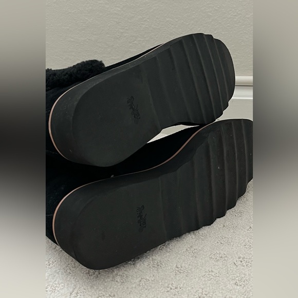 Coach Suede and Shearling Boots - Picture 4 of 10